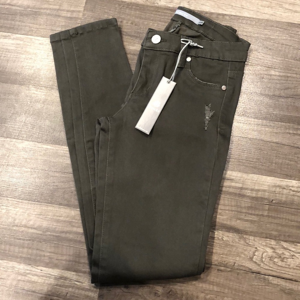Tractr olive green jeans